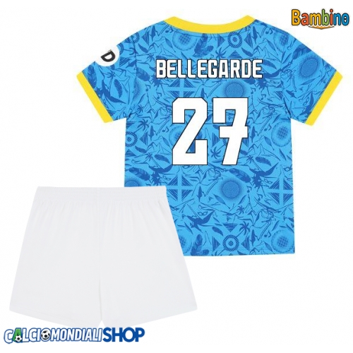 Maglie da calcio Wolves Jean-Ricner Bellegarde #27 Terza Maglia Bambino 2025-26 Manica Corta + Pantaloni corti)